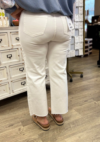 The Clean Line White Straight Fit Jean