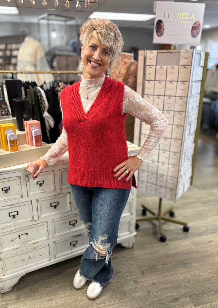 The Mabel Super Soft Vest-Tops-La Miel-Evergreen Boutique, Women’s Fashion Boutique in Santa Claus, Indiana
