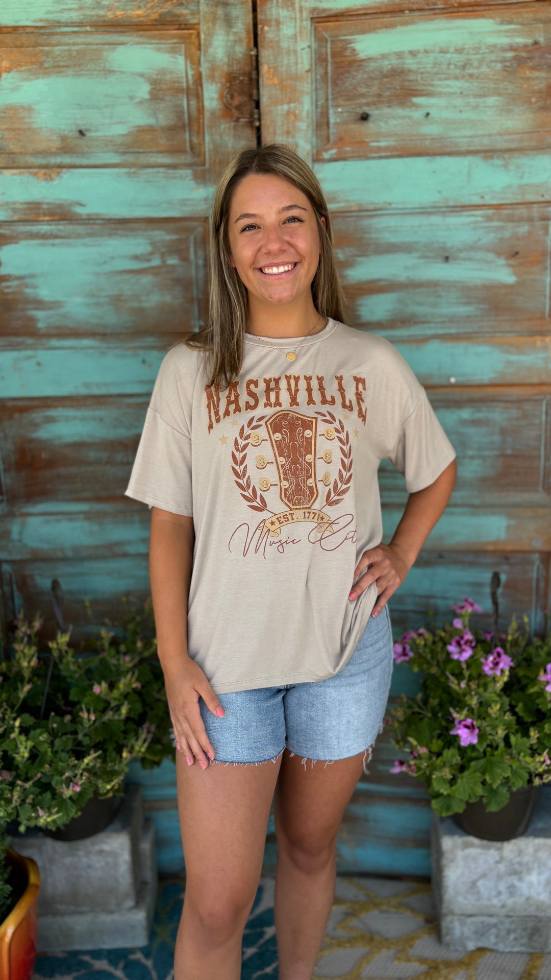Nashville Graphic Tee-Graphic Tees-Gilli-Evergreen Boutique, Women’s Fashion Boutique in Santa Claus, Indiana
