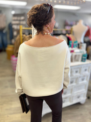 Cold Shoulder Club Top