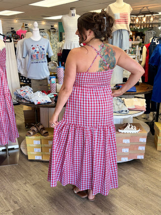 Brave & Beautiful Tiered Midi Dress