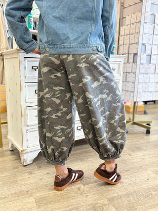 Walk This Way Camo Joggers