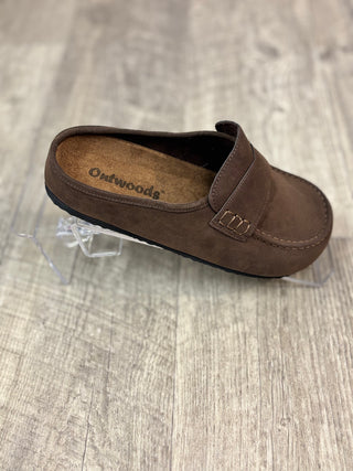 BRIA-7 Nubuck Slip-On Mule | Outwoods