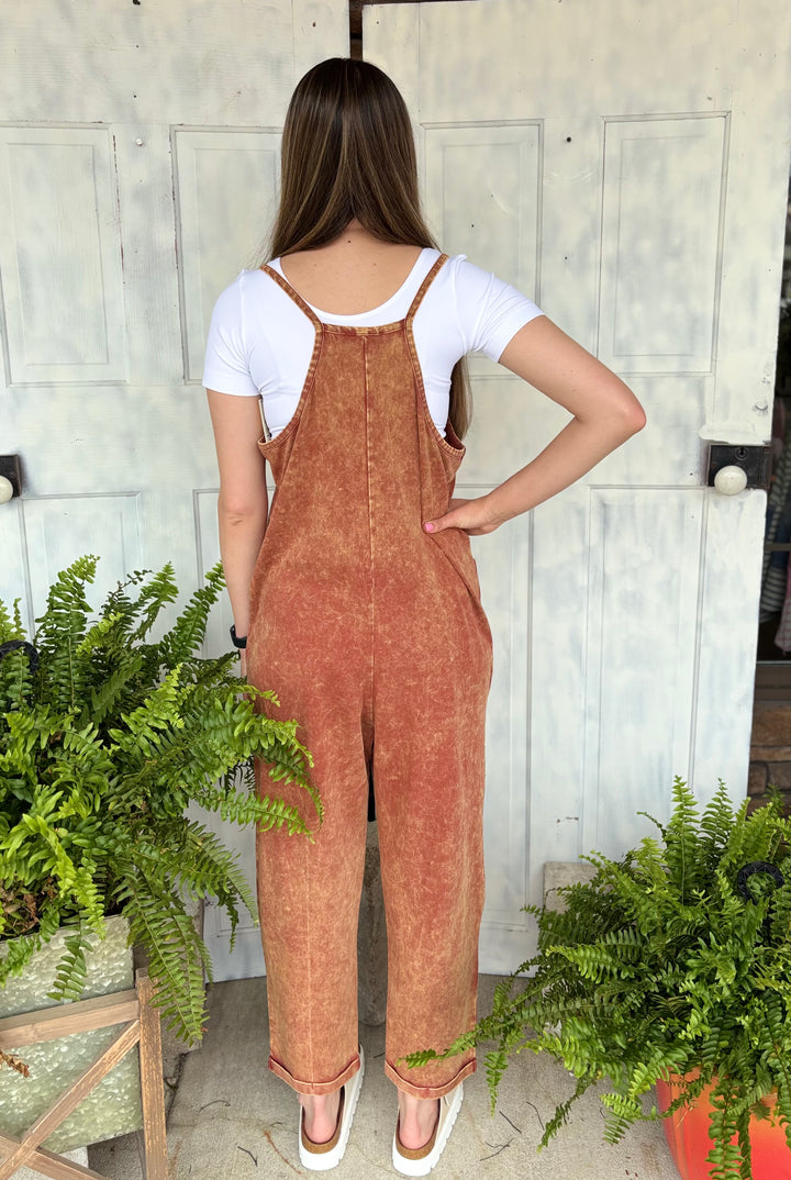Off Duty Jumpsuit by Zenana-Rompers & Jumpsuits-Zenana-Evergreen Boutique, Women’s Fashion Boutique in Santa Claus, Indiana