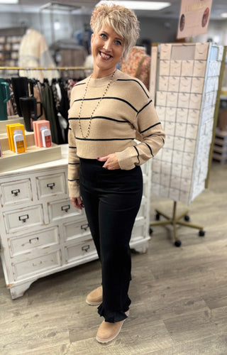 Two Pocket Tempo Ruffle Hem Pants