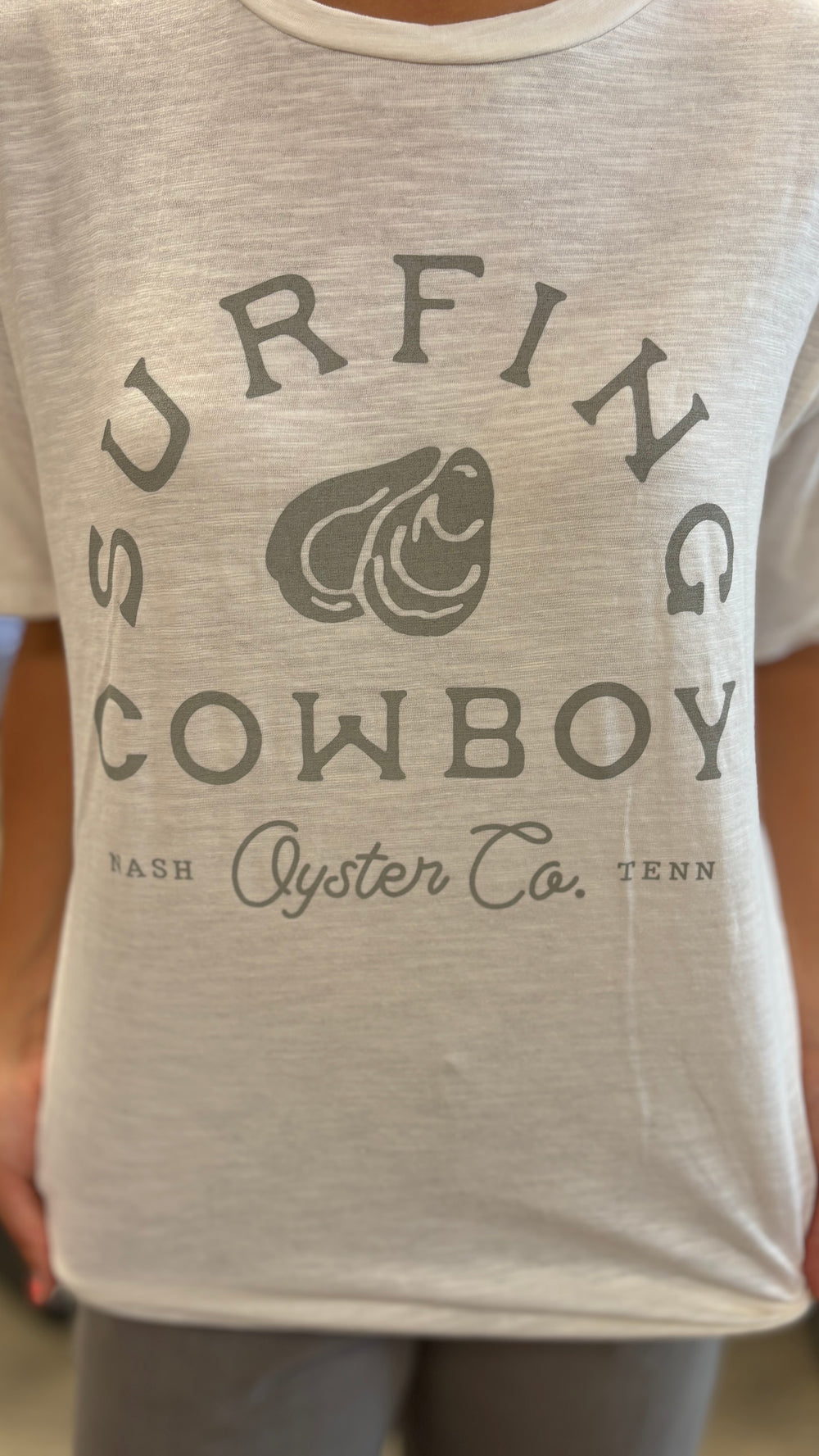 Surfing Cowboy Graphic Tee-Graphic Tees-Gilli-Evergreen Boutique, Women’s Fashion Boutique in Santa Claus, Indiana