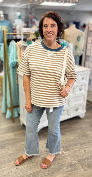 Stripe Hype Contrast Tee