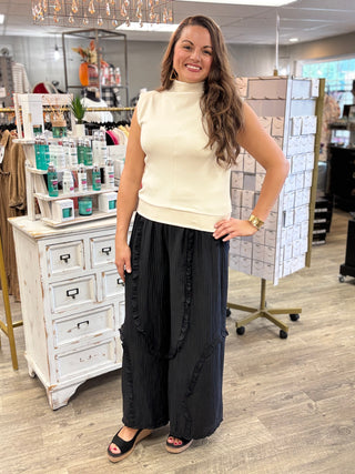Drama Queen Ruffle Palazzo Pants