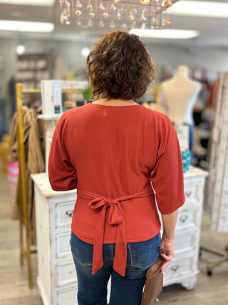 The Sienna Tie Back Top