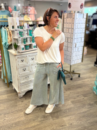 Washed Away Wide Leg Pants