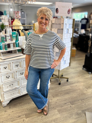 Stripe Hype Contrast Tee