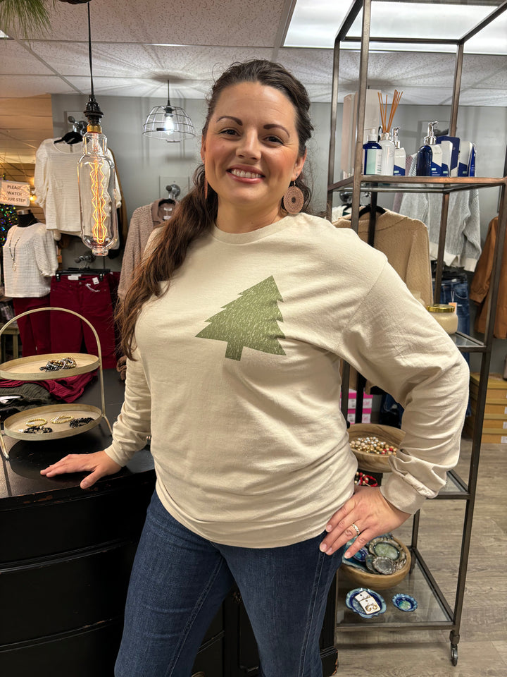 December 25th Graphic Tee-Graphic Tees-Knox & Nell-Evergreen Boutique, Women’s Fashion Boutique in Santa Claus, Indiana