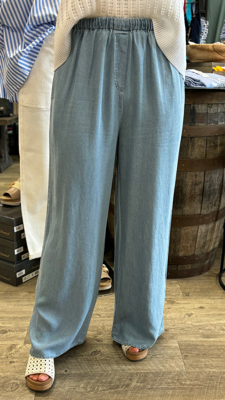 Hannah Drawcord Pants-Pants-Doe and Rae-Evergreen Boutique, Women’s Fashion Boutique in Santa Claus, Indiana