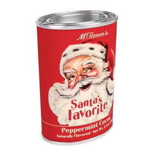 Vintage Santa's Favorite Peppermint Cocoa (2.5oz Tins)-McSteven's-Evergreen Boutique, Women’s Fashion Boutique in Santa Claus, Indiana