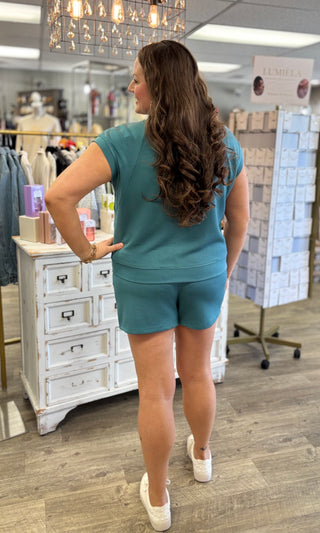 Living In Comfort Top & Shorts Set