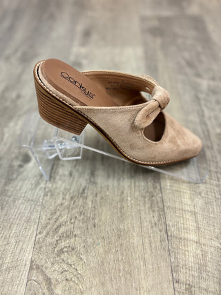 Corky's Camel Faux Suede Oh Bow She Didn't Shoes