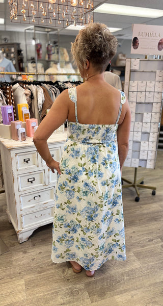 Sweet Serenity Floral Eyelet Dress