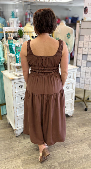 Cocoa Crush Midi Dress