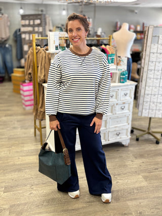 Earn Your Stripes Long Sleeve Top