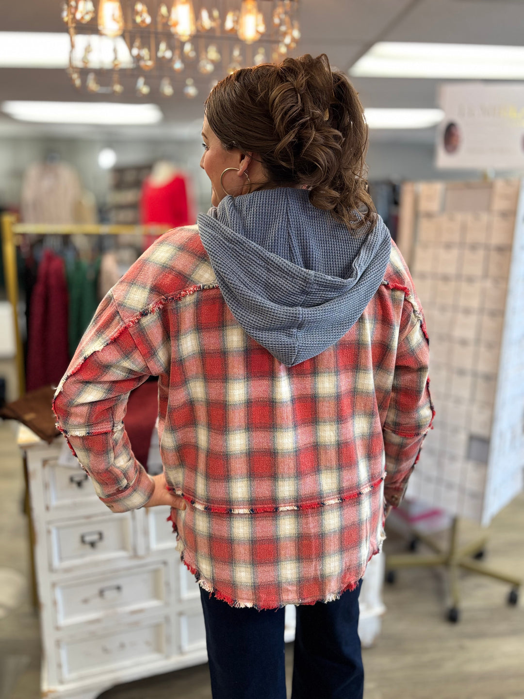 The Wanderer Plaid Hoodie Jacket