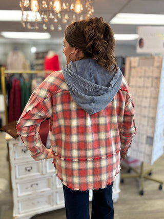 The Wanderer Plaid Hoodie Jacket
