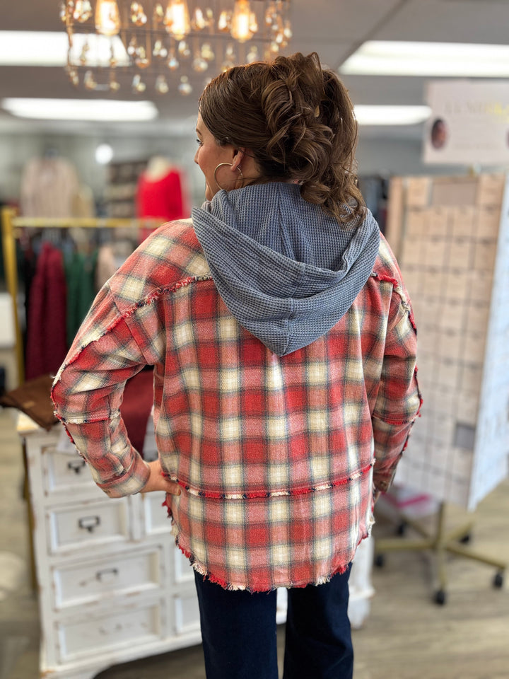 The Wanderer Plaid Hoodie Jacket