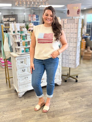 Raise the USA Flag Sweater