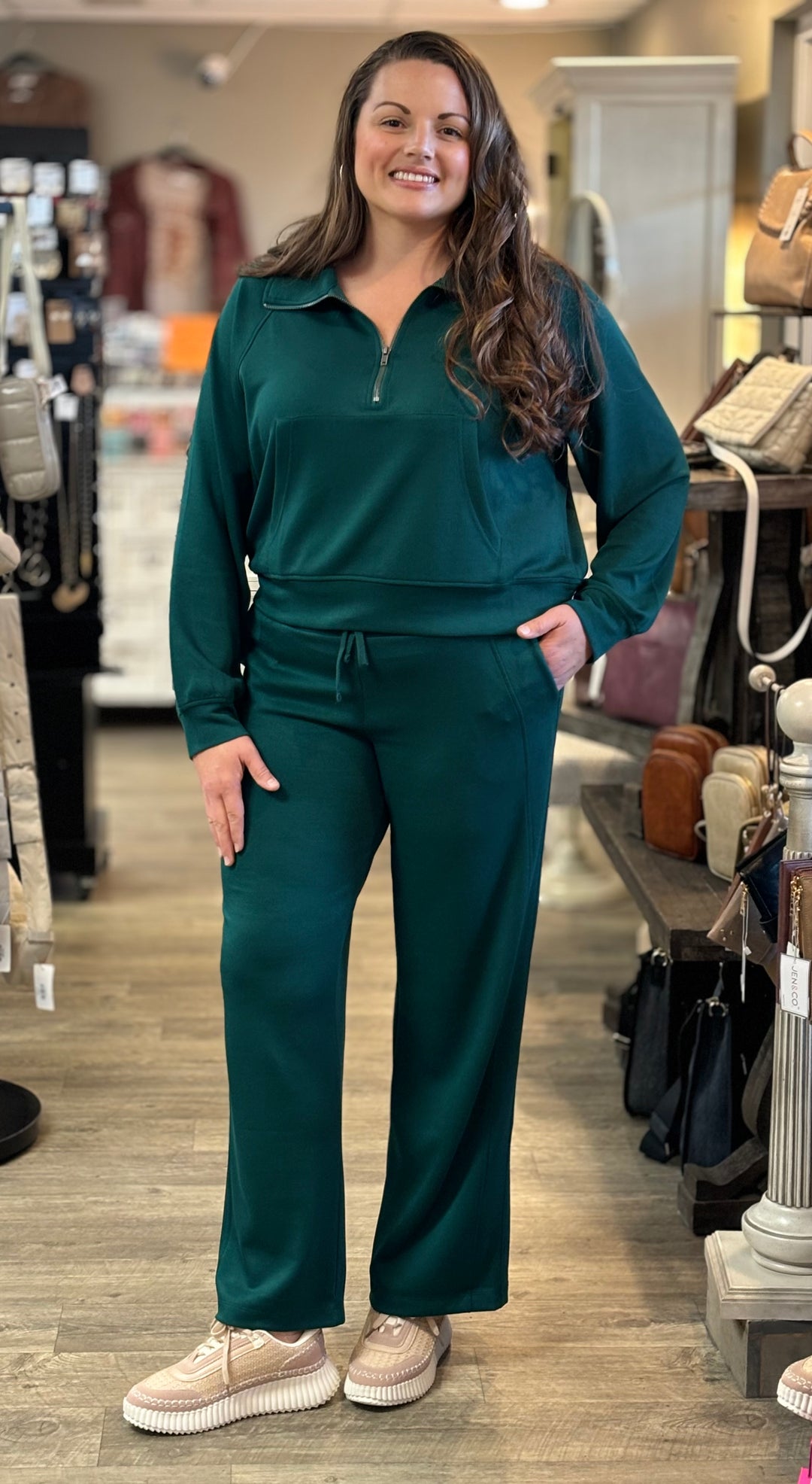 Emery Comfort Pants-Pants-Hyfve-Evergreen Boutique, Women’s Fashion Boutique in Santa Claus, Indiana