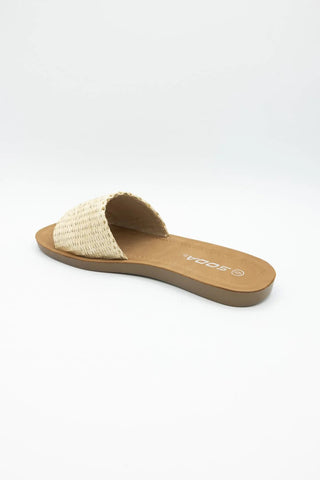 The Efron Sandal in Bone