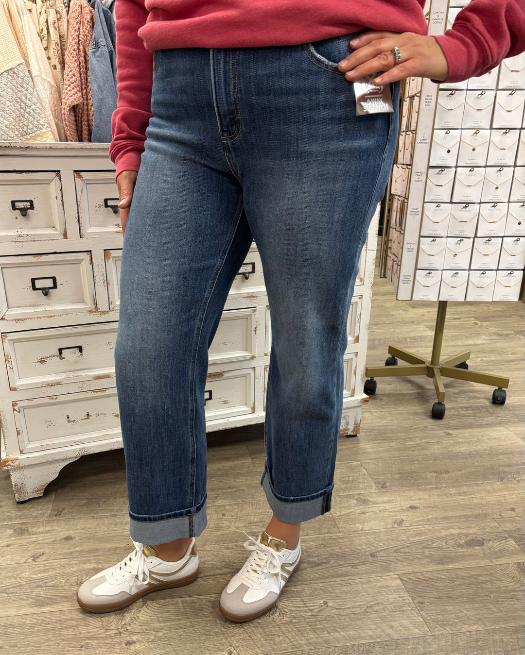 Risen 4-Way Slouchy With Cuffed Hem