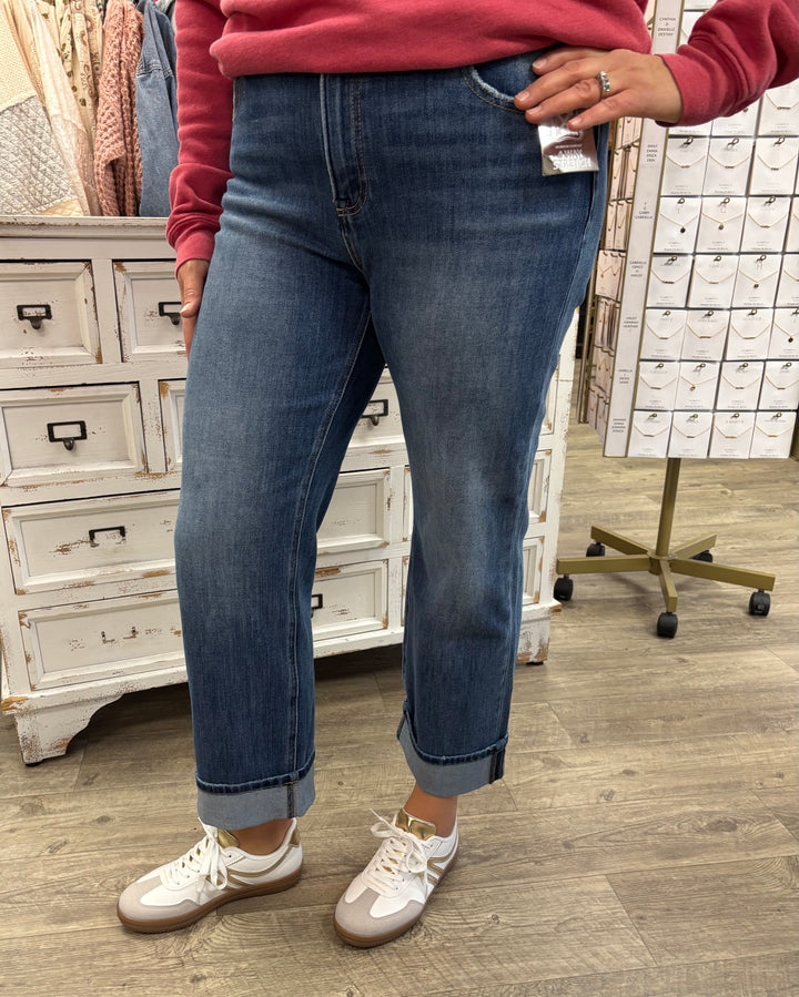 Risen 4-Way Slouchy With Cuffed Hem