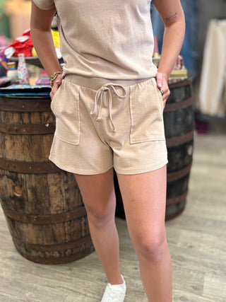 The Aria Shorts and Top Set-Tops-Hyfve-Evergreen Boutique, Women’s Fashion Boutique in Santa Claus, Indiana