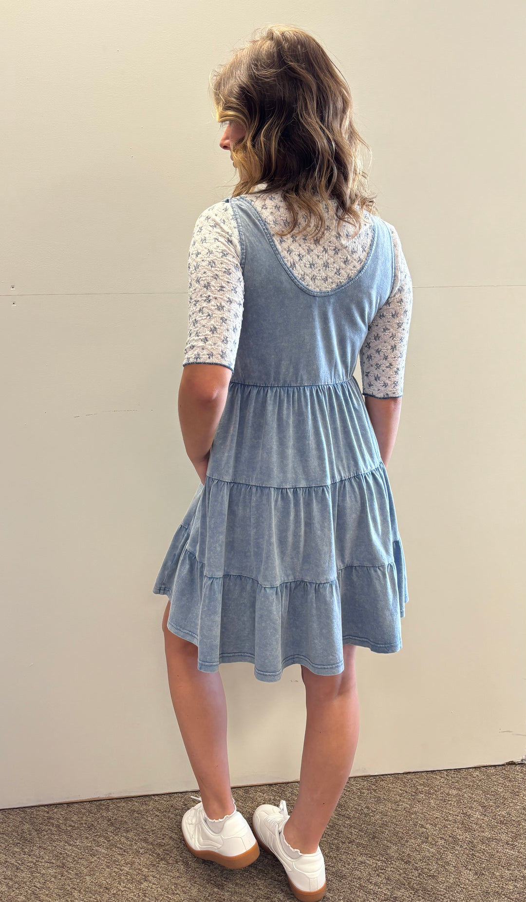 Lovely In Lace Floral Print Mesh Top-Tops-Davi & Dani-Evergreen Boutique, Women’s Fashion Boutique in Santa Claus, Indiana