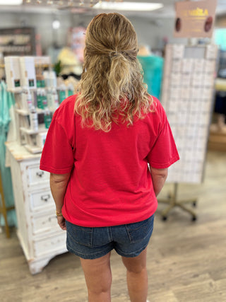 Retro Floral USA Graphic Tee
