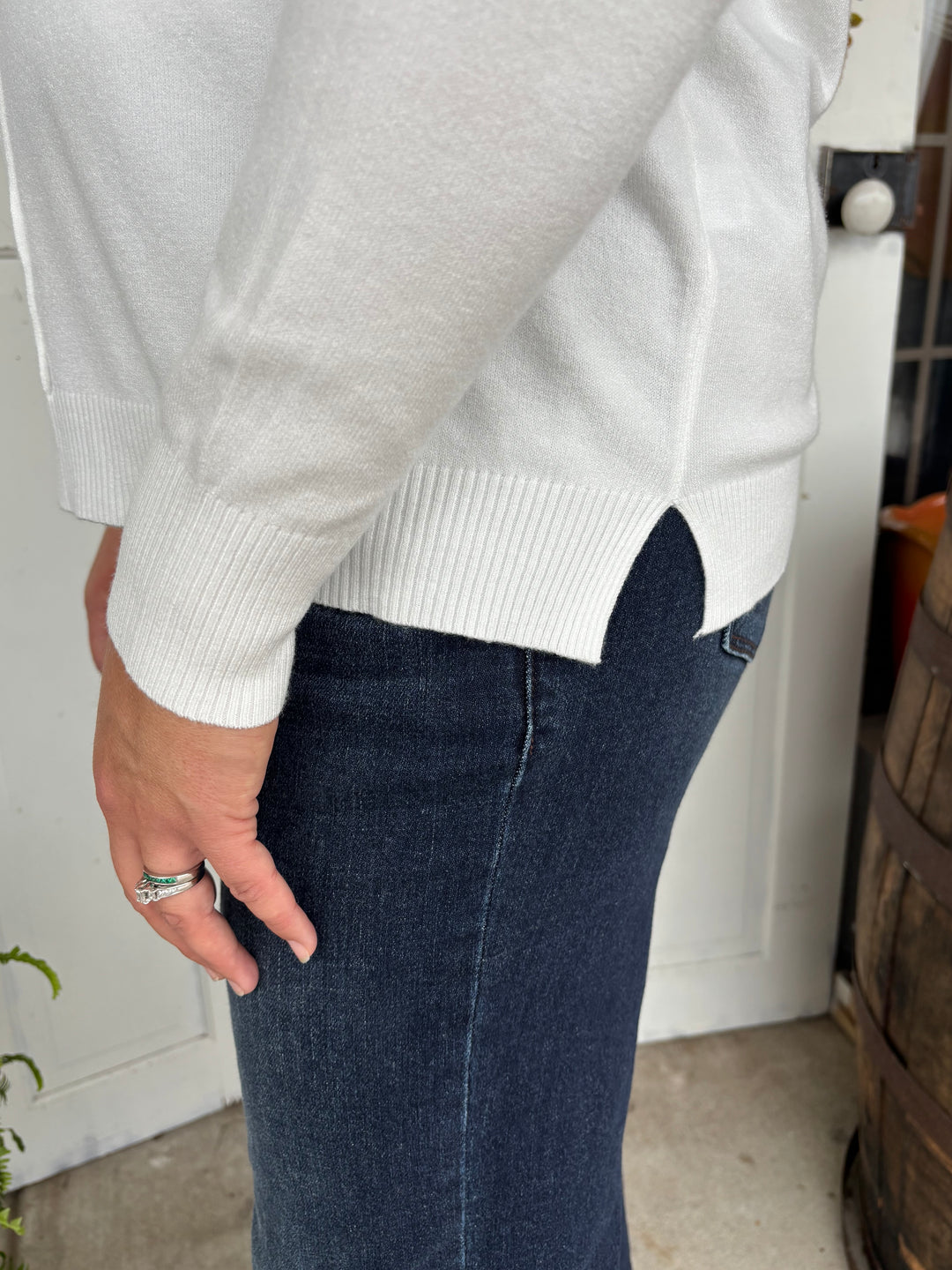 The Kennsington Front Seam Sweater-Tops-Zenana-Evergreen Boutique, Women’s Fashion Boutique in Santa Claus, Indiana