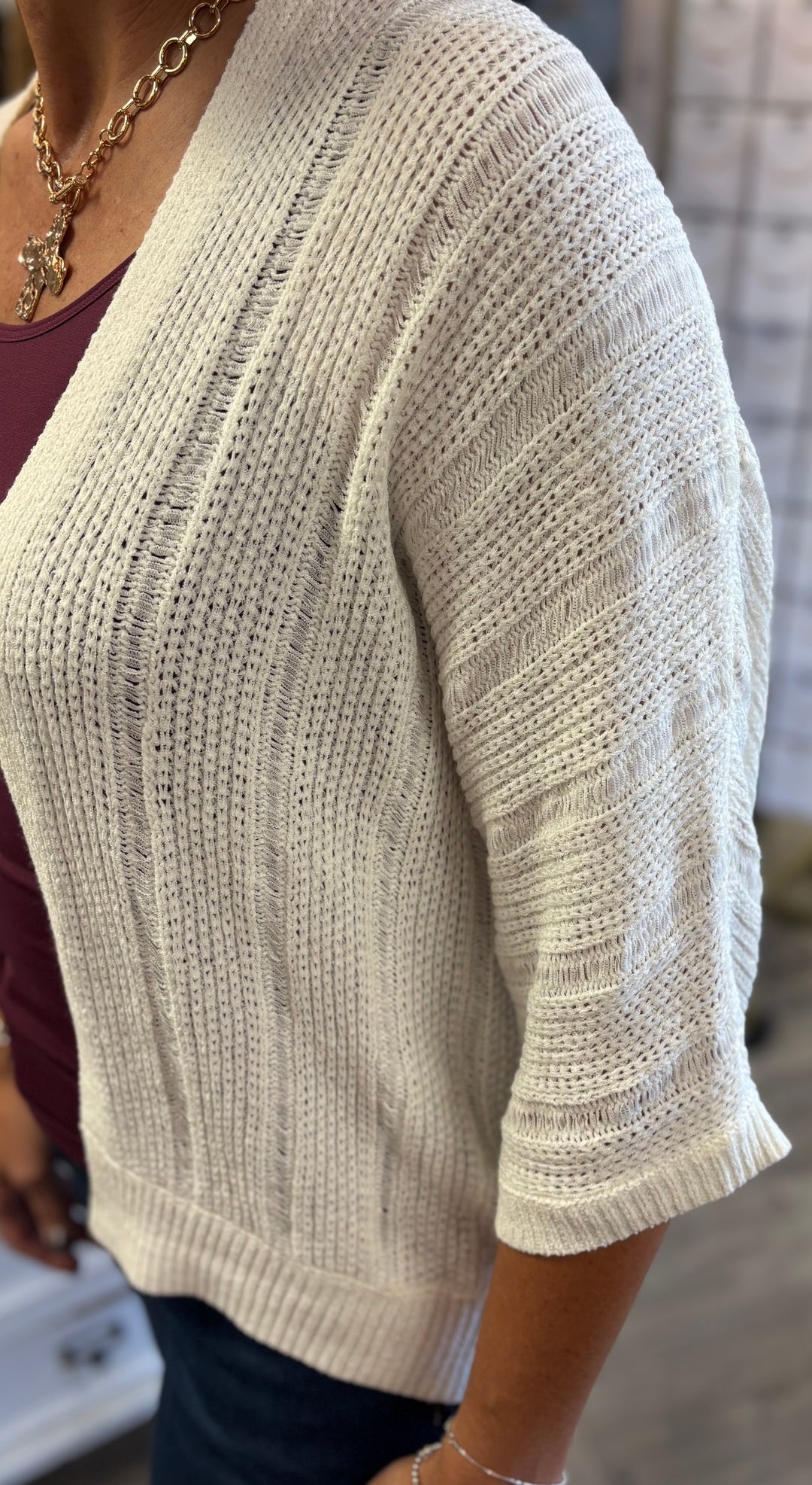 The Maple Cardigan-Tops-Staccato-Evergreen Boutique, Women’s Fashion Boutique in Santa Claus, Indiana