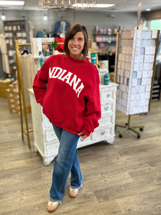 INDIANA | 'INDIANA&IN' Reversible Mockneck Sweashirt