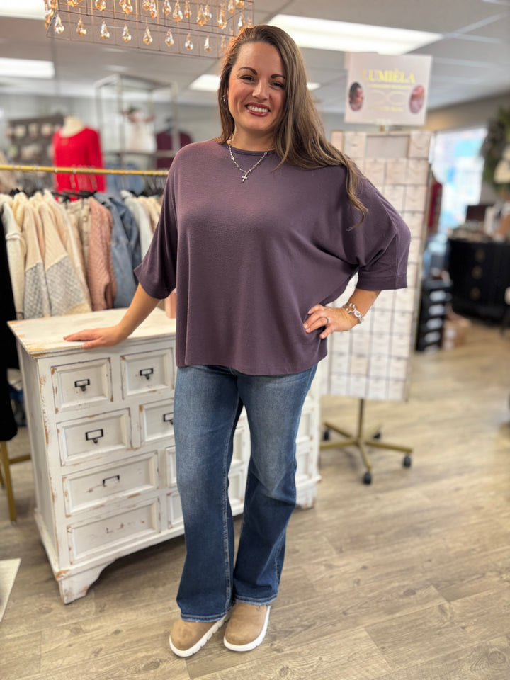 Risen High Waist Straight Leg Jeans