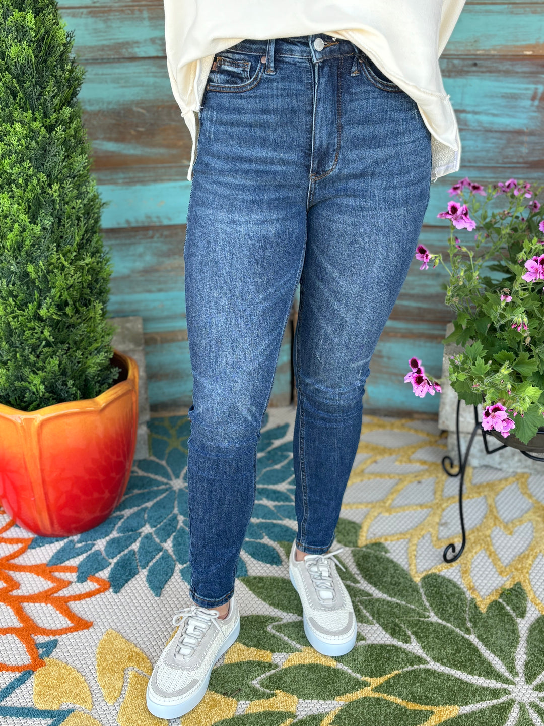 Judy Blue Tummy Control Jeans Evergreen Boutique Santa Claus, IN