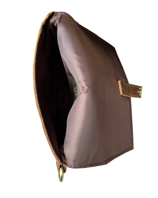 W022S crazy horse genuine leather crossbody-Roma Leathers, Inc.-Evergreen Boutique, Women’s Fashion Boutique in Santa Claus, Indiana