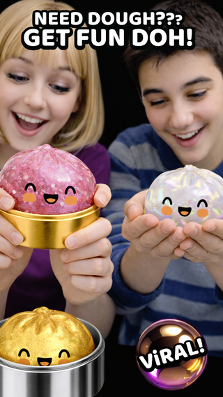 Fun Doh Mystery Dumpling Squishies - Ultra Rare Collection