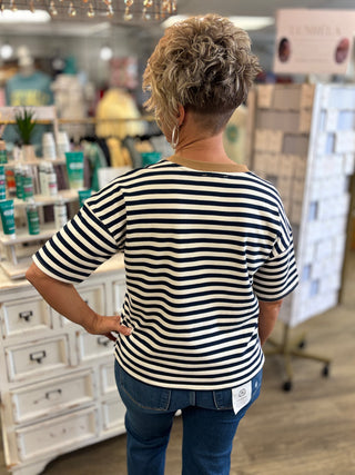 Stripe Hype Contrast Tee