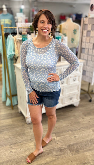 Daisy Dreams Mesh Top