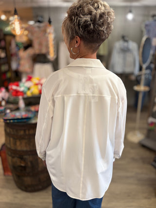 The Vivienne Oversized Top-Tops-Rae Mode-Evergreen Boutique, Women’s Fashion Boutique in Santa Claus, Indiana