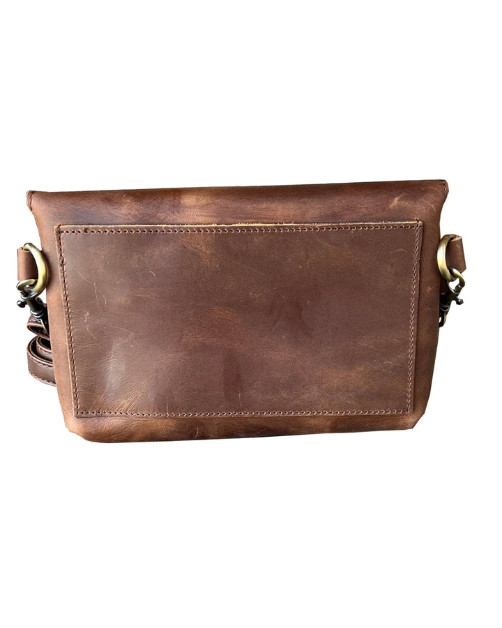 Genuine Leather Crossbody-Handbags-Roma Leathers, Inc.-Evergreen Boutique, Women’s Fashion Boutique in Santa Claus, Indiana