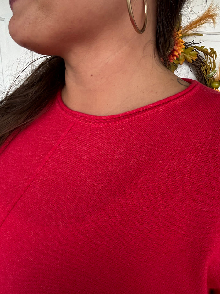 The Kennsington Front Seam Sweater-Tops-Zenana-Evergreen Boutique, Women’s Fashion Boutique in Santa Claus, Indiana