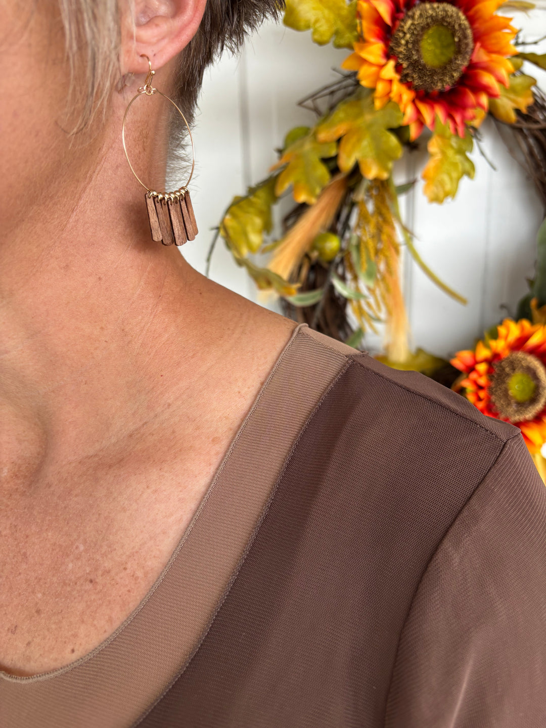 The Truffle Double Layer Mesh Top-Tops-Hem & Thread-Evergreen Boutique, Women’s Fashion Boutique in Santa Claus, Indiana