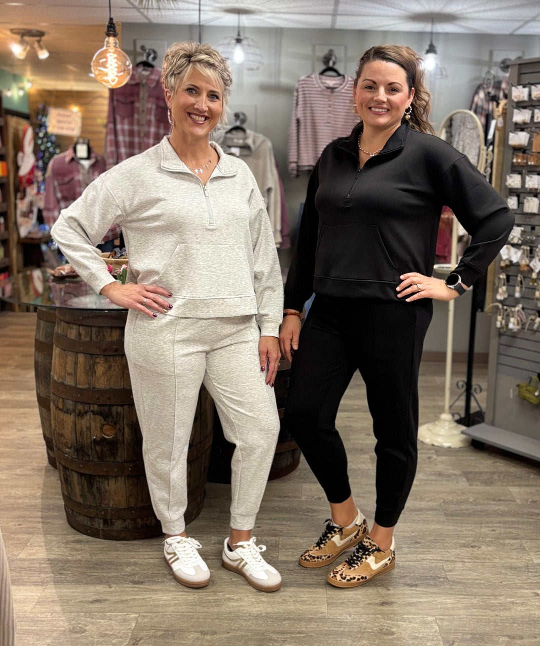 Zenana On Repeat Scuba Jogger Pants-Bottoms-Zenana-Evergreen Boutique, Women’s Fashion Boutique in Santa Claus, Indiana