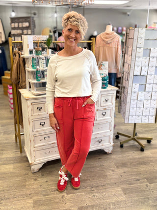 The Barrel Fit Edit — Mineral Red