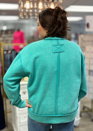 Lived In Acid Wash Sweatshirt